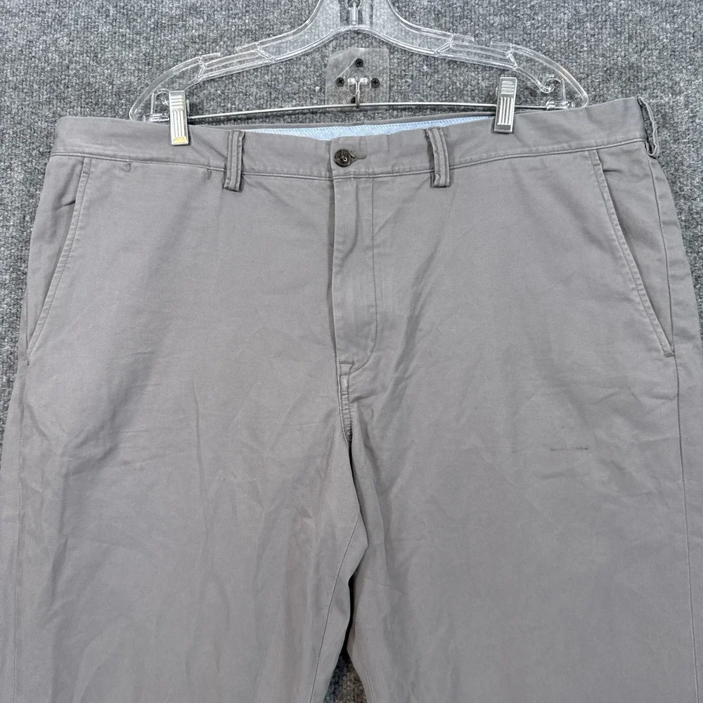 Polo Ralph Lauren Chinos Mens 40x30 Gray Stretch Straight Fit Casual Trousers